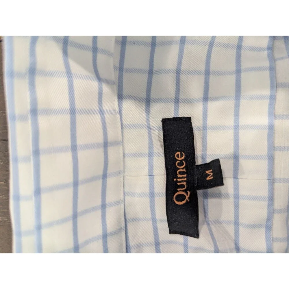 Quince Shirt Men's M White Dress Business Organic Cotton Office Career Business